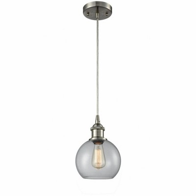 Athens - 1 Light Mini Pendant In Industrial Style-10 Inches Tall and 8 Inches Wide