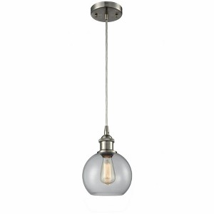 Athens - 1 Light Mini Pendant In Industrial Style-10 Inches Tall and 8 Inches Wide - 1 of 1