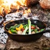 Petromax Cast Iron Fire Skillet for Kitchen or Camping, Pre-Seasoned Cookware for Campfire or Home Oven and Stove, Conducts Heat Evenly, Long Handle - 3 of 4