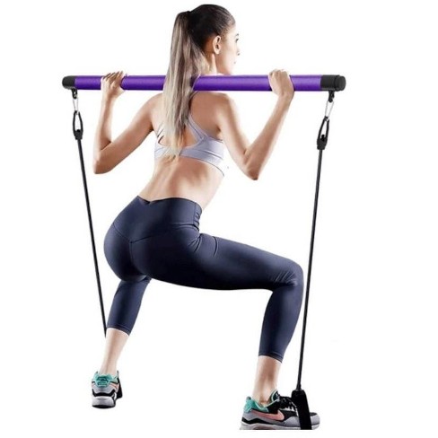 Pilates bar stick workout hot sale