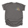 Simply Sage Market Lake Life Distressed Colorful Front and Back Design Garment Dyed Tee - 2 of 4