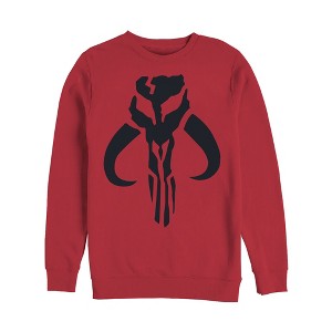 Men's Star Wars The Mandalorian Mythosaur Skull Logo Sweatshirt - 1 of 3