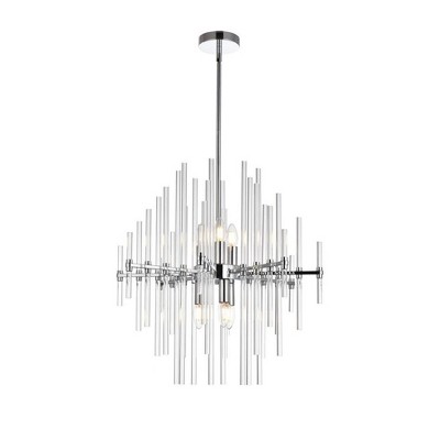 Elegant Lighting Sienna 6 - Light Pendant in  Chrome