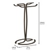 T-Shape Countertop Hand Towel Holder - Set of 2 - Bronze - 3 of 4