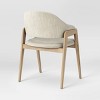 Ingleside Open Back Upholstered Wood Frame Dining Chair - Threshold™ - image 4 of 4