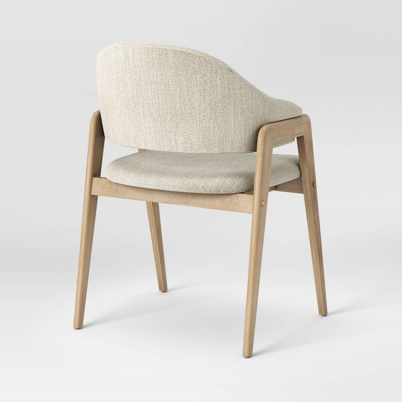 Ingleside Open Back Upholstered Wood Frame Dining Chair - Threshold™, 4 of 7
