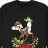 Men's - Disney - Christmas Botanical Butterfly Graphic Fleece Sweatshirt - 2 of 4