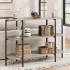 Entryway Console Table, 3-Tier Industrial Metal Sofa Table, Farmhouse Behind Couch Table, Hallway Table for Entry, Living Room, Kitchen, Dining Room - 4 of 4