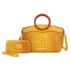 MKF Collection Phoebe Tote Women’s Faux Crocodile-Embossed Vegan Leather with Wristlet Wallet Bag by Mia K - 2 of 4
