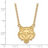 Black Bow Jewelry 14k Yellow Gold Plated Sterling Silver Arkansas State Red Wolves NCAA Necklace 18 Inch - 3 of 4