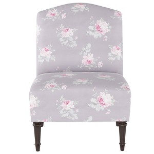 Camel Back Chair Rose Majesty Gray - Simply Shabby Chic , Pink Majesty Gray
