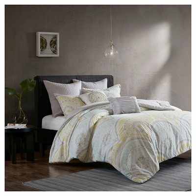 target grey comforter set