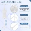 FDW Mannequin Adjustable Height Female Mannequin Torso 49-63in Height Wooden Tripod Stand with High Density Foam Velvet Fabric Covering Perfect - 3 of 4