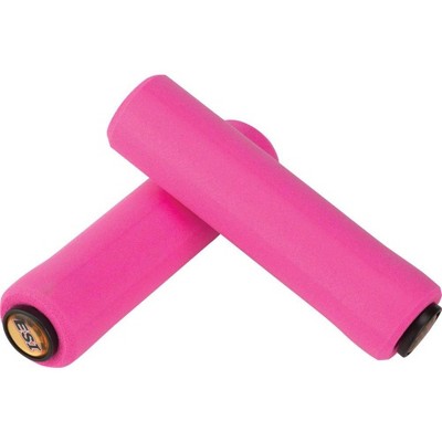 pink bike grips