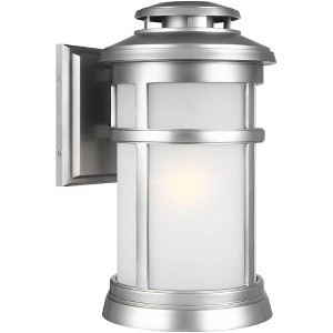 Generation Lighting Newport 16" Brushed Steel Outdoor Wall Light - 1 of 2