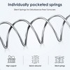 Yinvani Mattress,12 Inch Hybrid Mattress, Individually Pocketed Innerspring, Medium Firm - 4 of 4