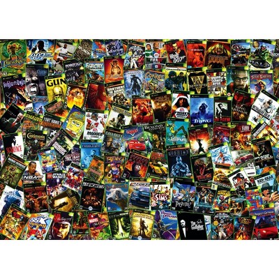 Toynk Video Game Box Collage 1000-Piece Jigsaw Puzzle