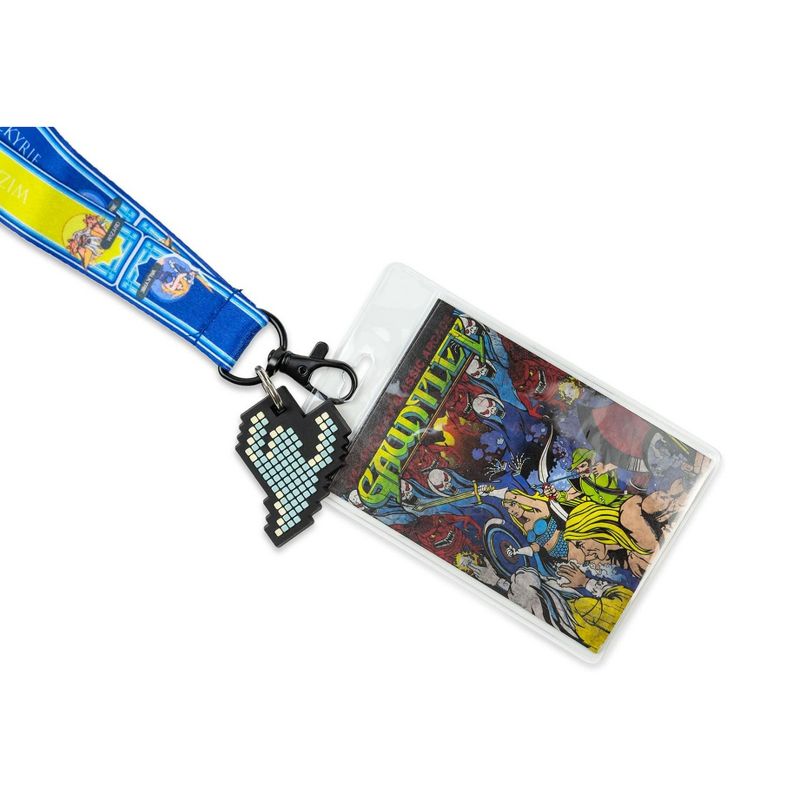 Crowded Coop Midway Arcade Games Lanyard w/ ID Holder & Charm - Gauntlet, 2 of 8