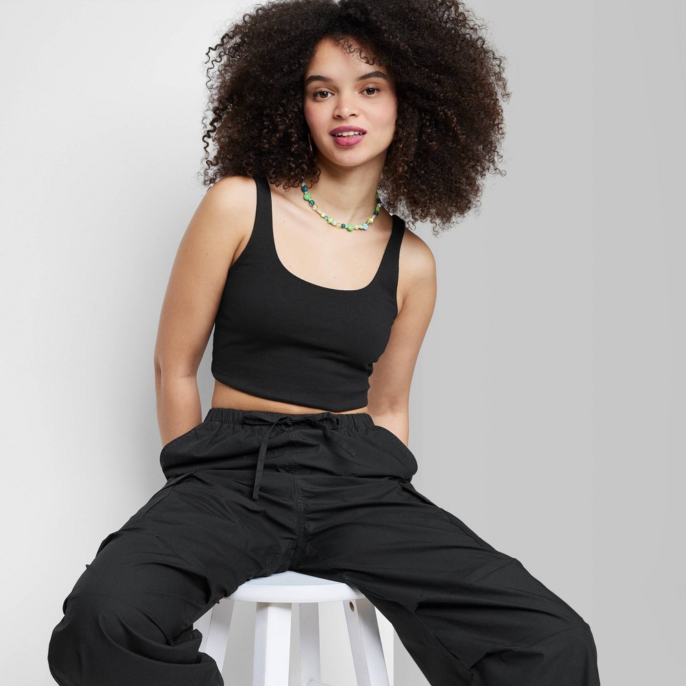 Women's Tiny Tank Top - Wild Fable Black XXS