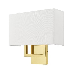 Livex Lighting Pierson 2 - Light Wall Light in  Polished Brass - 1 of 2