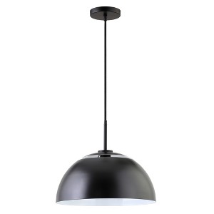 Hampton & Thyme 16" Wide Pendant with Metal Shade - 1 of 4