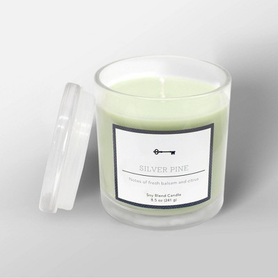 Prices 6/" Silver Pillar Candle Ideal for Christmas 45 hours Burn Time