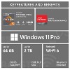 Lenovo ThinkPad E16 Gen 2 16" FHD+ Laptop, Ryzen 5 7535U, Radeon Graphics, 16GB DDR5, 512GB SSD, Wi-Fi 6, Windows 11 Pro, Black - 2 of 4