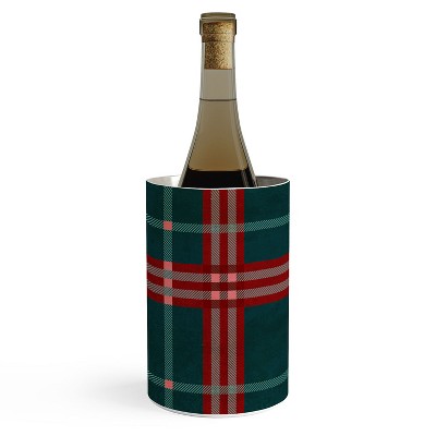 Emanuela Carratoni Tartan Theme Wine Chiller - Deny Designs