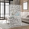 PexFix 72 in. x 47 in. Outdoor Privacy Rectangle Screen Galvanized Steel Panel Divider in White - 2 of 4