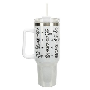 Elanze Designs Hunny Honey Jar Pooh Classic Bear 40 oz. Stainless Steel, Large Water Bottle Coffee Mug, Spill & Leak Resistant, Thermal Travel Tumbler - 1 of 1