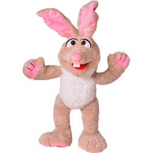 Living Puppets: Herbie II The Big Rabbit - 24" Plush Hand Puppet, Handmade - 1 of 4