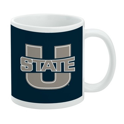 Utah State University Primary Logo Ceramic Coffee Mug Novelty Gift Mugs for Coffee Tea and Hot Drinks 11oz White