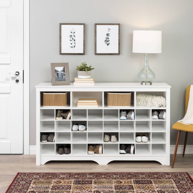 60" Entryway Shoe Cubby Console - Prepac, 6 of 13