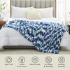Amelie Home Chunky Knit Blanket Throw,Handmade Chenille Cable Knitted Crochet Throw Blanket,Throw - 3 of 4