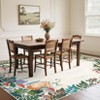 Washable Rug for Living Room, Soft Non Slip Jungle Nursery Bedroom Carpet with Cute Rabbit Squirrels - 4 of 4