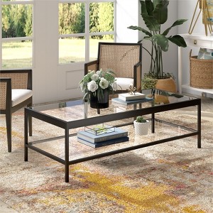 54" Black Bronze Coffee Table - Henn&Hart - 1 of 4
