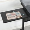CENGHU Tempered Glass Adjustable Standing Desk with Tiltable Desktop, Home Office Desk with Shelf & Stool, Writing Desks, Drawing Drafting Desk - 3 of 4