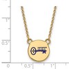 Black Bow Jewelry 14k Yellow Gold Plated Sterling Silver Kappa Kappa Gamma Greek Life Necklace 18 Inch - 3 of 4