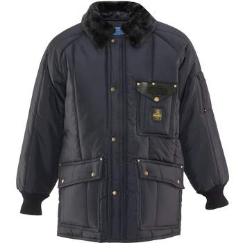 RefrigiWear Mens Insulated Iron-Tuff Siberian Workwear Jacket with Fleece Collar
