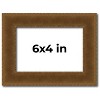PosterPalooza | Photo Size Flat Gold Picture Frame - UV Acrylic, Foam Board Backing, Hanging Hardware - 2 of 4