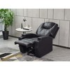 Faux Leather Recliner Chair with Cup Holders & Remote Control - 2 of 4