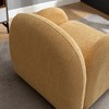 SEYNAR Modern Glam Boucle Upholstered Swivel Accent Armchair - 4 of 4