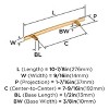Amerock Cyprus Cabinet or Drawer Pull - 3 of 3