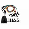Link 11 PCS Resistance Band Set Yoga Pilates Abs Exercise Fitness Workout Bands - ZWB4002 - image 3 of 4