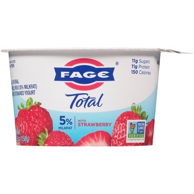 FAGE Total 5% Milkfat Strawberry Greek Yogurt - 5.3oz