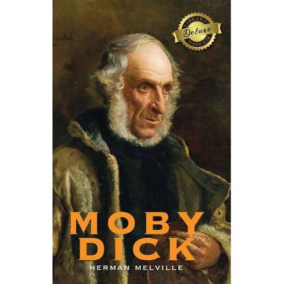 Moby Dick (Deluxe Library Binding) - by  Herman Melville (Hardcover)