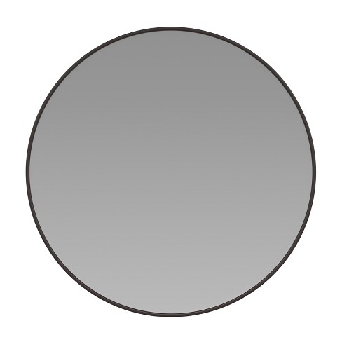 36 Black Circle Mirror for Modern Wall Decor