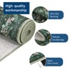 Washable Folding Floral Print Area Rug with Non-Slip Backing for Living Room or Bedroom - 4 of 4