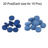 Unique Bargains Faux Leather Wear-resistant Multiple Billiard Cue Tips 20 Pcs - 3 of 4