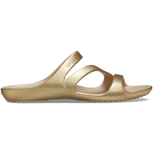 Crocs Womens Kadee Ii Metallic Sandals W11 Gold Target